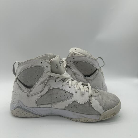 Mens Size 12 Nike Air Jordan 7 Retro Pure Money 2017 Pure Platinum Basketball - Picture 6 of 9